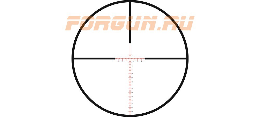 Сетка MOAK в прицеле Kahles K318i 3.5-18x50, MOAK, ¼ MOA, CCW, лев. (10659)